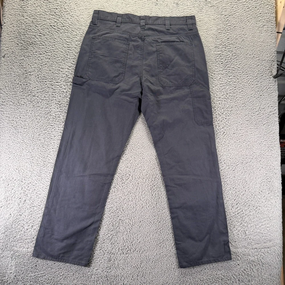 Blue Mountain Pant Mens 36x32 Blue Cotton Canvas Carpenter Straight Leg Workwear